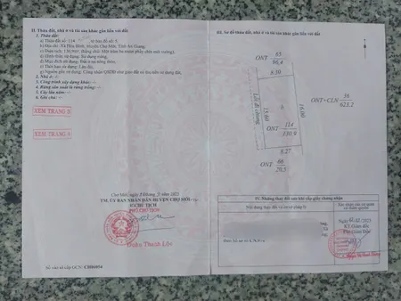 Nhà Chưa hoàn thiện Cần Bán Gấp Giá Rẻ - Cầu Kênh Xáng, Xã Hòa Bình, Huyện Chợ Mới, An Giang