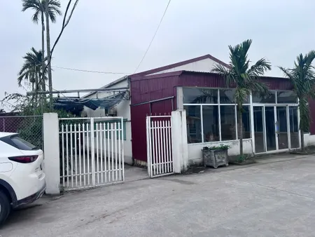 CHO THUÊ NHÀ XƯỞNG NGAY MĂT TIỀN ĐƯỜNG TẠI XÃ ĐÔNG HẢI  - H. QUỲNH PHỤ - TỈNH THÁI BÌNH.