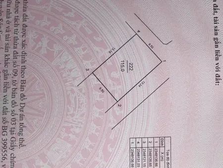 Bán đất 115m² ngang 8,6m giá 3.8 tỷ tại Xã Đông Xuân Huyện Sóc Sơn