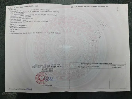 Chính chủ bán lô đất đấu giá khu ao ông thường, thôn thượng, xuy xá, mỹ đức