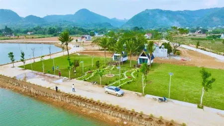 Chính chủ cắt lỗ 2 lô đất view hồ sinh thái + sát ql 217b quy hoạch 42m giá chỉ 1tr/m2