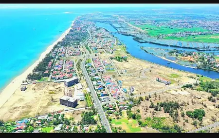 Đất biển hội an, ngay trục lạc long quân, sát biển tân thành giá rẽ