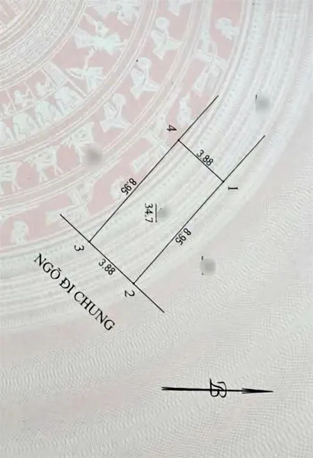 Phân lô tt quân đội 665 tây tựu, gần ngay vành đai 3.5, 35m2x5t, mt 3.88m, 6.2 tỷ