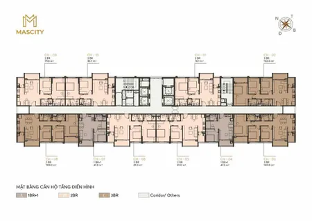 Bán căn hộ 3pn, 2wc, 100m2 tại mascity bắc giang, giá 3,926 tỷ vnd