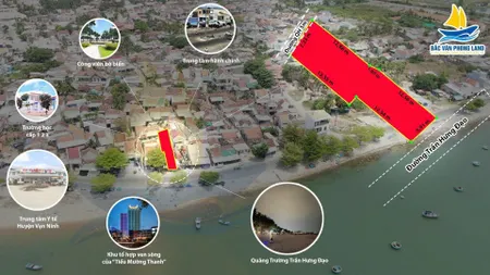Chính chủ cần bán mặt biển Trần Hưng Đạo, Vạn Ninh, Khánh Hoà