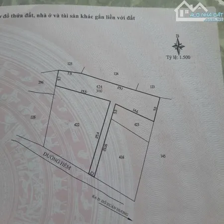 Đất dân cư phường 9 hẻm 40 Hồ Xuân Hương,3m ô tô con