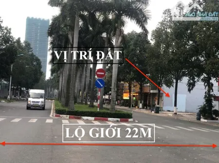 Đất mặt tiền kinh doanh 126m2 (Ngang 6) - đường nhựa 22m KDC đối diện bệnh viện Hạnh Phúc