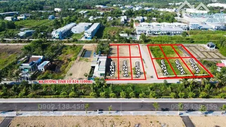 BÁN ĐẤT THỊ TRẤN ĐỨC HÒA – SỔ HỒNG RIÊNG – GẦN VIN GREEN CITY – CHỢ – ĐH TÂN TẠO