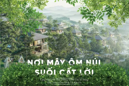 Đất nền nghĩ dưỡng 1000 m² có không gian xanh, suối tự nhiên view cực chill