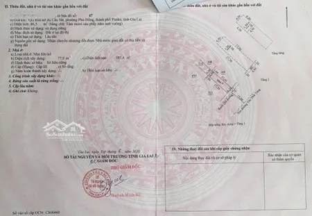 BÁN  NHÀ MẶT TIỀN ĐƯỜNG 30m ĐỐI DIỆN CỔNG BỆNH VIỆN  Đường Tôn Thất Tùng, Trà Đa, Plei Ku, Gia Lai