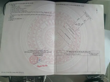 ĐẤT ĐẸP - GIÁ RẺ- Bán GẤP Lô Đất Tiềm Năng Tại Quận CÁI RĂNG, TP CẦN THƠ