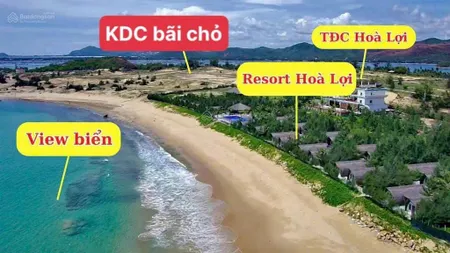 Đất đấu giá full thổ cư view biển cạnh resort hoà lợi tx. sông cầu chỉ 6tr/m2 dt 161m2