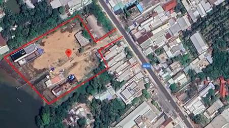 ĐẤT XƯỞNG CŨ 9.639M² – 2 MẶT TIỀN SÔNG & QUỐC LỘ 54 – PHÙ HỢP LOGISTICS – KHO BÃI