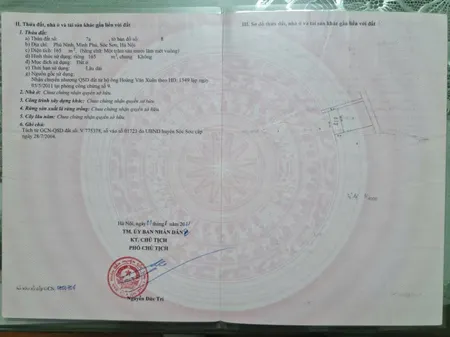 Bán đất 165m² ngang 8m giá 3.05 tỷ tại Xã Minh Phú Huyện Sóc Sơn