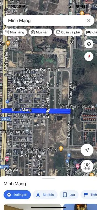 🔥 bán đất 2 mặt tiền đường Minh Mạng , giá rẻ 70 triệu/m2