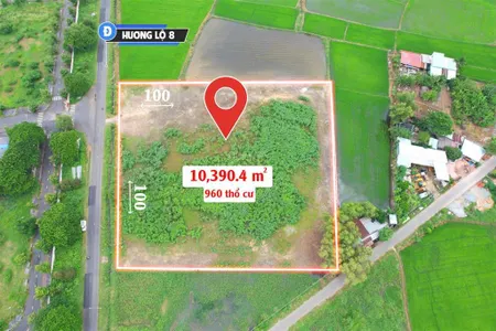 Bán đất thị trấn long điền siêu đẹp 100m x 100m. có 960m2 đất ở đô thị
