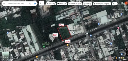 980m2 đất full thổ ngay cầu năm bậu đường tl41 vuông vức, đường nhựa xe 10t