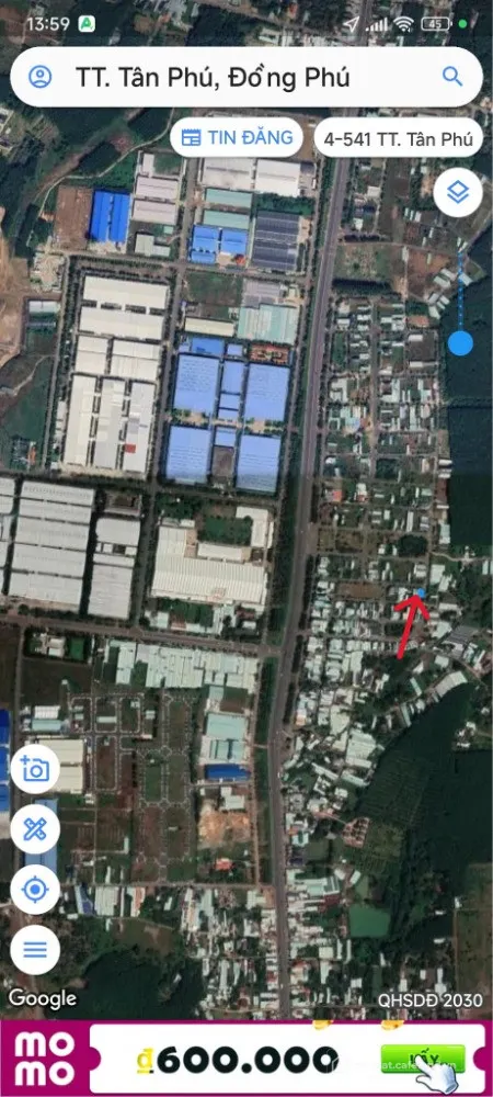 Bán đất ở đô thị tại khu phố Bàu Ké, Tân Phú, Đồng Phú, Bình Phước (Tin Hết Hạn)