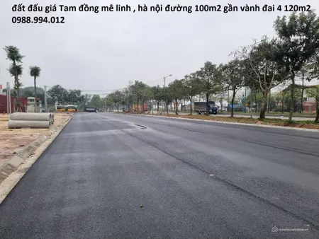 ĐẤT KINH DOANH ĐƯỜNG 100m2 BĂNG 1 GẦN VÀNH ĐAI 4 đường 120M LÔ ĐẤT ĐẤU GIÁ HN (Tin Hết Hạn)