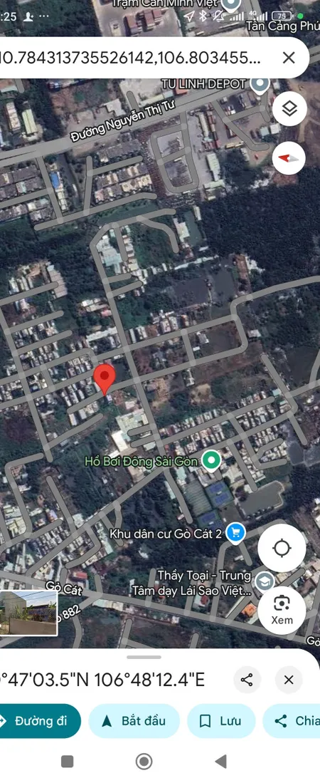 Bán đất 157.8m² ngang 9m giá 8 tỷ tại Phường Phú Hữu Quận 9