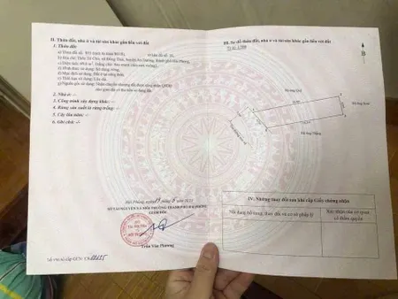 Bán đất 69m² ngang 4m giá 2.45 tỷ tại Xã Đồng Thái Huyện An Dương
