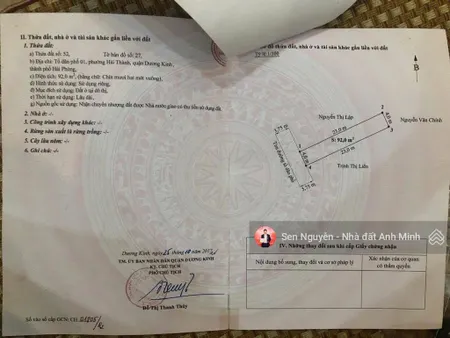 bán lô đất tại hải thành 1, dương kinh, hải phòng