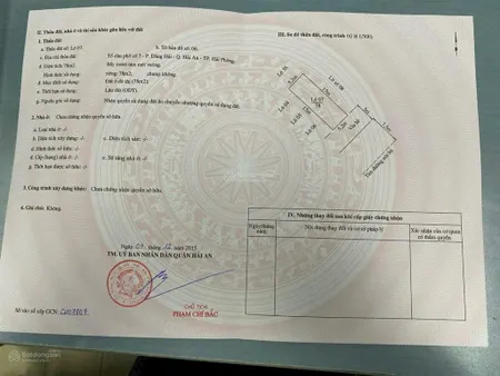 Bán lô đất phúc lộc đằng hải hải an diện tích 78m ( ngang 5.2m ) hướng đông nam . đường 25m