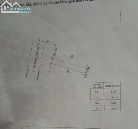 CHÍNH CHỦ BÁN LÔ ĐẤT MẶT TIỀN QUỐC LỘ 1A, THỊ TRẤN PHÙ MỸ, BÌNH ĐỊNH - DT 170,8M2