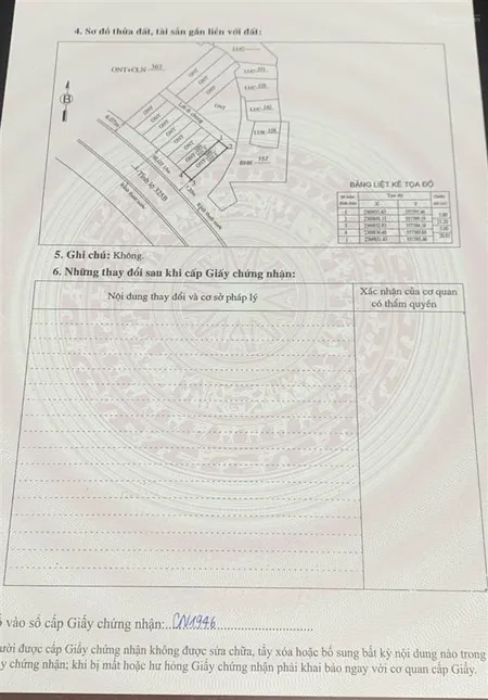 Bán gấp đất tại đường 2, xã phú lộc, phù ninh, phú thọ, 3,45 tỷ, 311m2