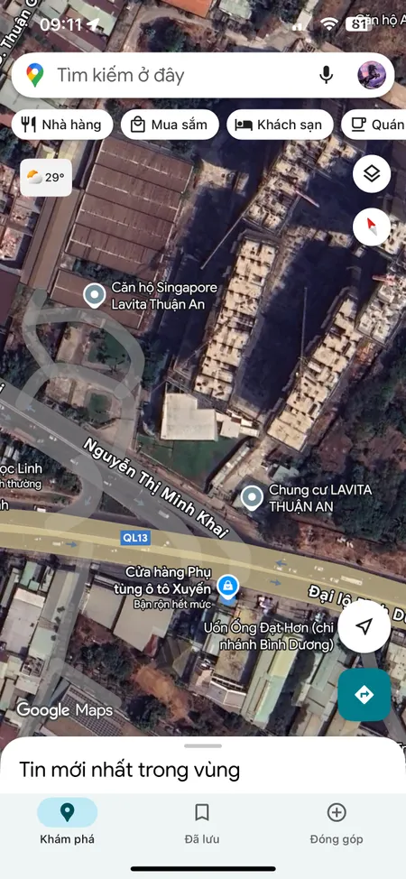 Mt Kinh Doanh Nguyễn Thị Minh Khai-Thuận Giao đối diện chung cư LaViTa Thuận An vị trí đẹp ngang 8,2m làm gì cũng đẹp
