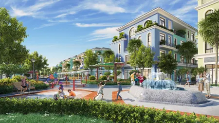 Bán Căn Nhà Phố Liền Kề đối diện phố đi bộ sầm uất tại Bán đảo Bảo Ninh, Đồng Hới, Quảng Bình