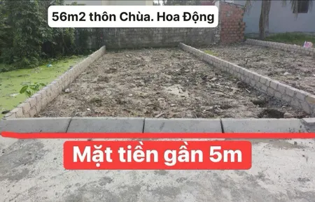 Bán đất 56.5m² ngang 4,74m giá 1.4xtỷ tại  Hoa Động Thuỷ Nguyên. liên hệ 0362558882