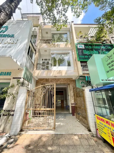 Cho thuê nhà mặt tiền đường nguyễn hiền 1 trệt 2 lầu, dtsd 270m2, giá thuê 16 triệu