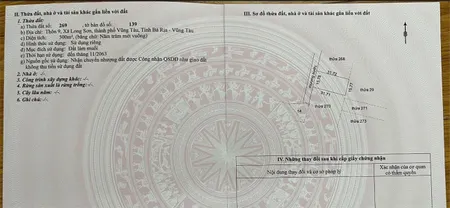 Chính Chủ Cần Bán ĐẤT NÔNG NGHIỆP (QUY HOẠCH ĐẤT Ở) Tại Xã Long Sơn, TP Vũng Tàu, Bà Rịa - Vũng Tàu.