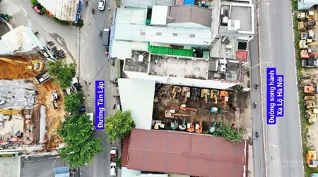 Bán đất 2 mặt tiền, trong lõi làng đại học, mặt tiền đường tân lập, đông hòa, tp.dĩ an