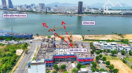Bán căn hộ 2PN - 76 m2 view trực diện sông Hàn - Sổ lâu dài - Vị trí xem pháo hoa siêu đẹp