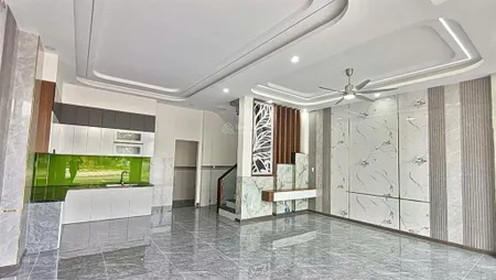 Vipnhà mới 3 tầng, ngang 7m, nở hậu, đường ô tô 10m, kdc lê phong dĩ an chỉ hơn 3 tỷ