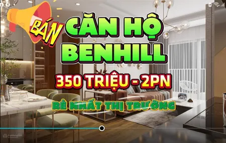 Bán chung cư benhill thuận an, căn hộ giá tốt nhất khu vực chỉ 26 triệu/m², nhận nhà ngay