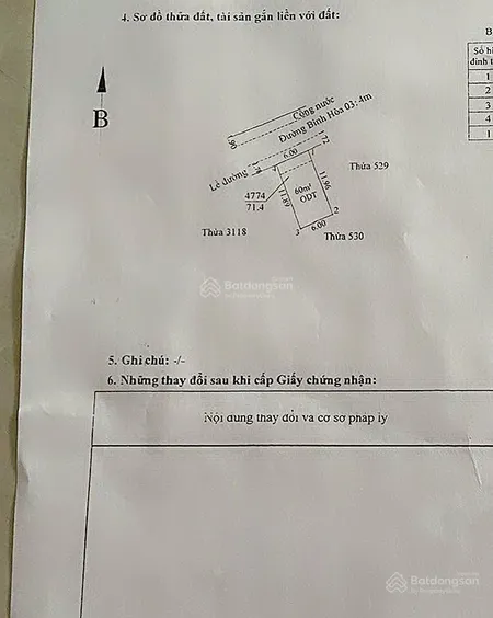 Kẹt tiền bán đất mặt tiền bình hòa 03 gần chợ đông ba dt 72m2 ngang 6m