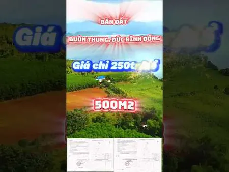 Bán đất view hồ Sông Hinh, đường nhựa, sổ hồng riêng, giá chỉ 250tr/nền. (Tin Hết Hạn)