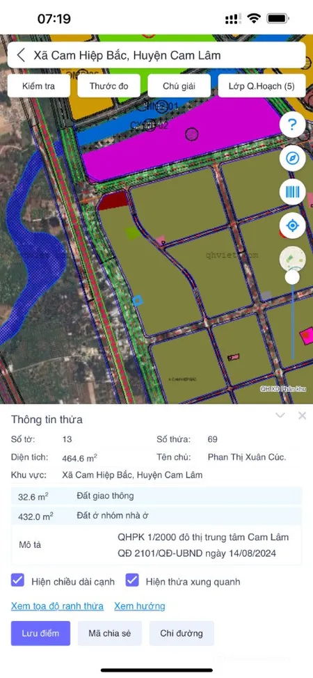 Lô Góc Đường Mở Rộng 45m - Cam Lâm (Tin Hết Hạn)