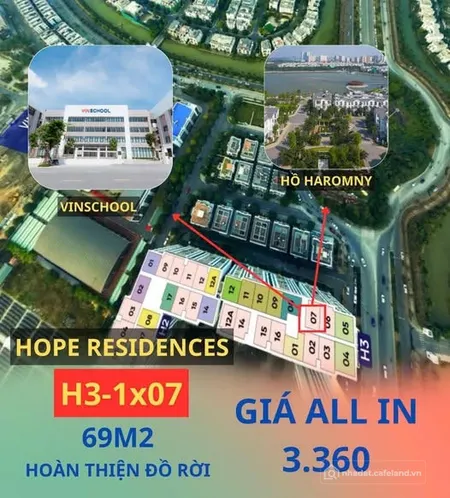 Bán suất ngoại giao căn hộ 2PN tại Hope Residence, nhận nhà ở ngay ký trực tiếp (Tin Hết Hạn)