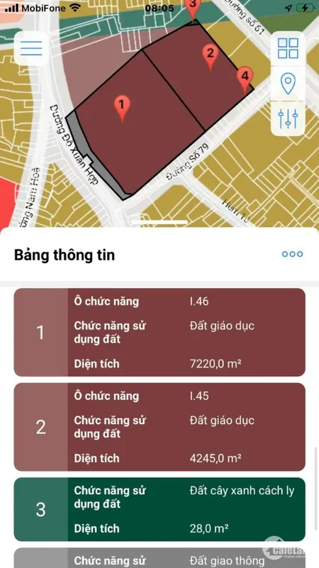 Bán đất giáo dục, mặt tiền Đỗ Xuân Hợp, 1,2ha, 700 tỷ (Tin Hết Hạn)
