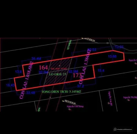 Bán 3144,4m2 đất 2 mặt tiền đường 909B, Phước hậu, Long Hồ (Tin Hết Hạn)