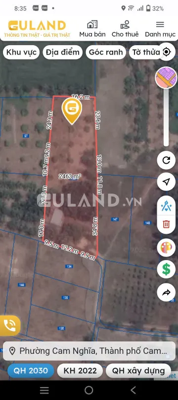 BÁN ĐẤT VƯỜN DỪA