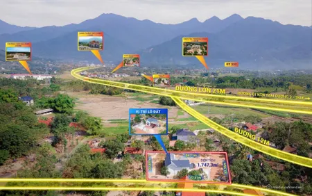 Bán 3 lô đất F0 tại Hướng Đạo, ráp khu CN Tam Dương 187ha. Giá 4,3tr/m2. (Tin Hết Hạn)