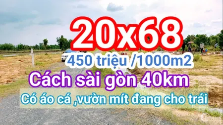 1500m2 (20x68) lập vườn giá ngộp (Tin Hết Hạn)