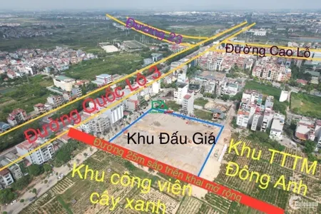 BÁN ĐẤT ĐẤU GIÁ X7 UY NỖ ĐÔNG ANH HÀ NỘI - VƯỜN ĐÀO KINH DOANH (Tin Hết Hạn)