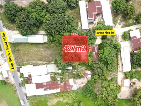 Khu An Toàn Cam Hiệp Nam Ngang 18,6m đường Oto Các LĐSM 50m Giá Chỉ 120tr/mn