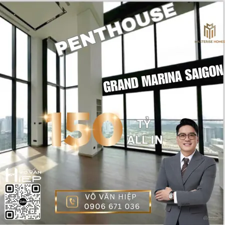 Penthouse grand marina saigon hàng hiếm chỉ 1 căn bán
